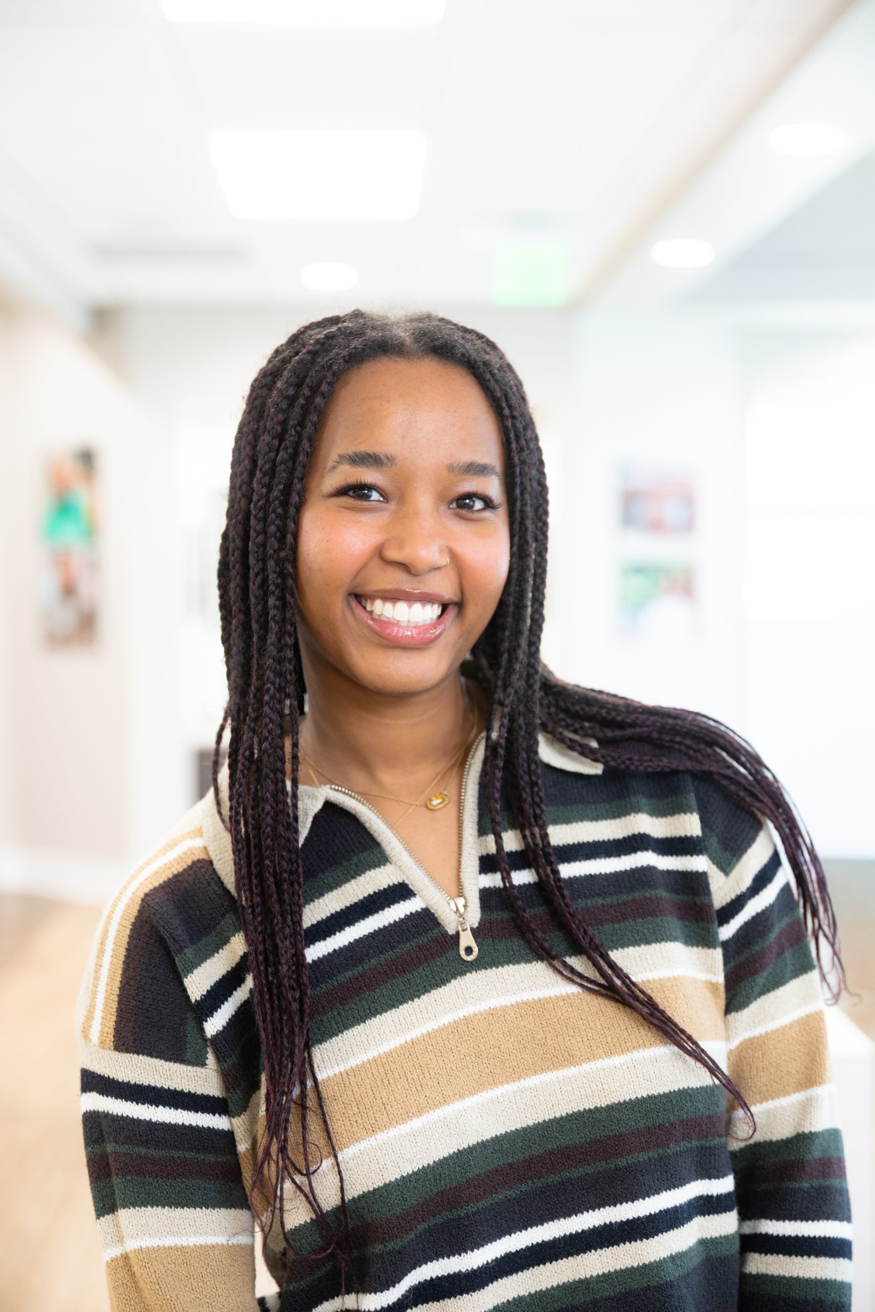 Patient smile portrait