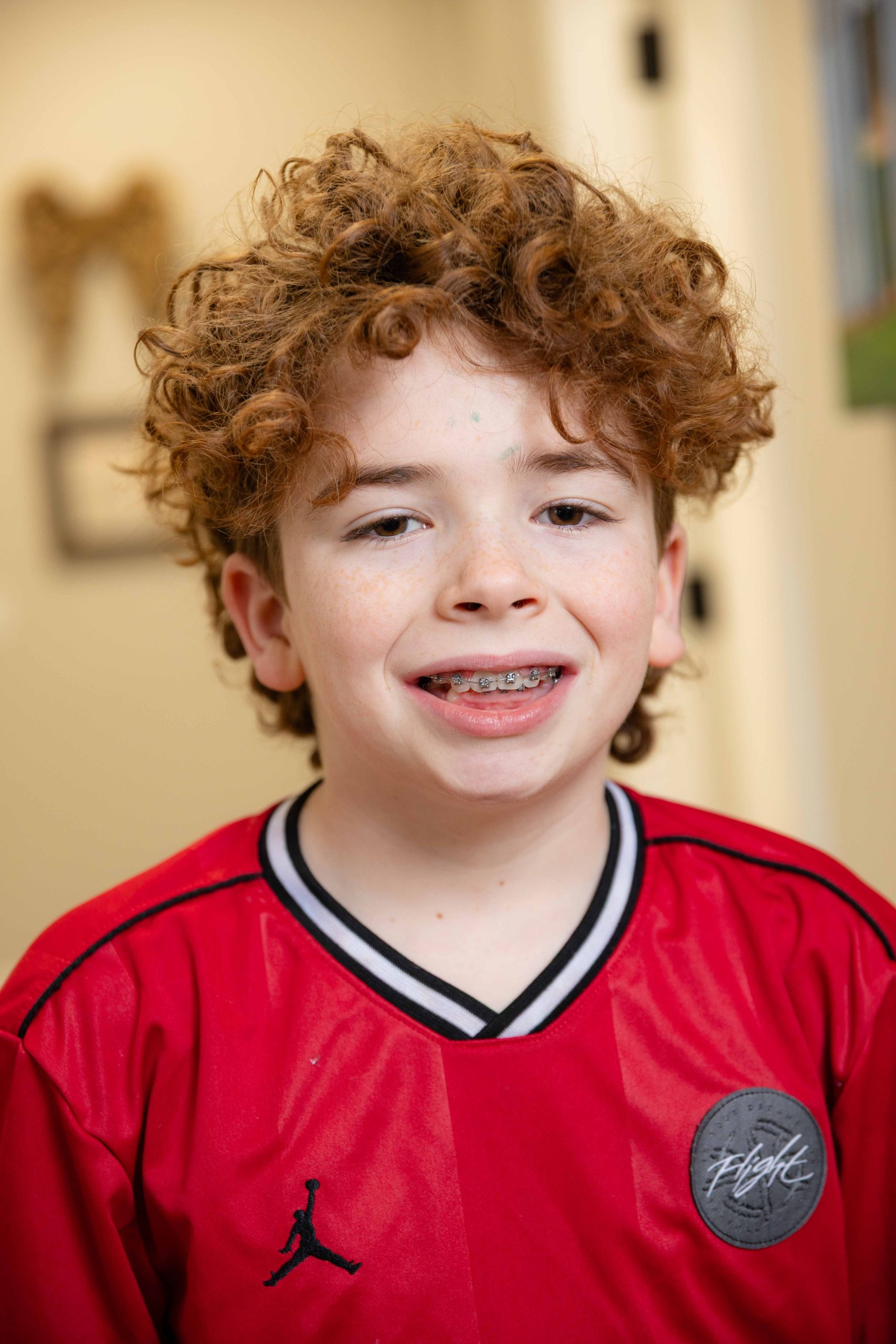 Patient smile portrait