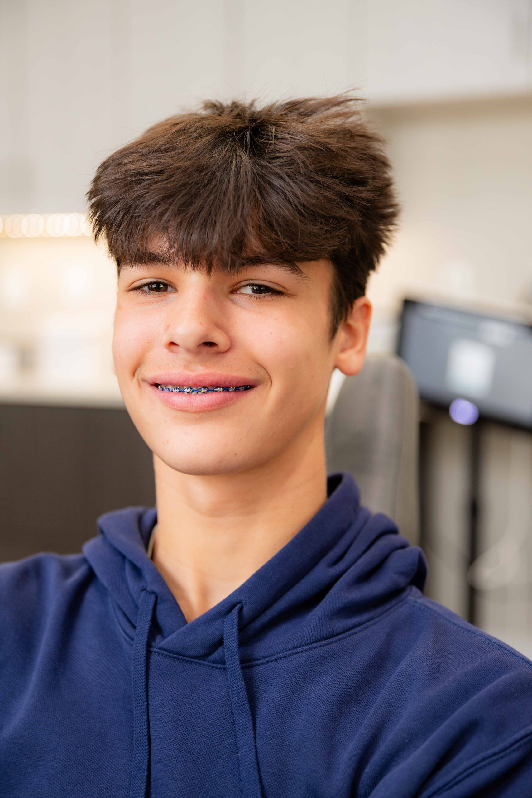 Patient smile portrait