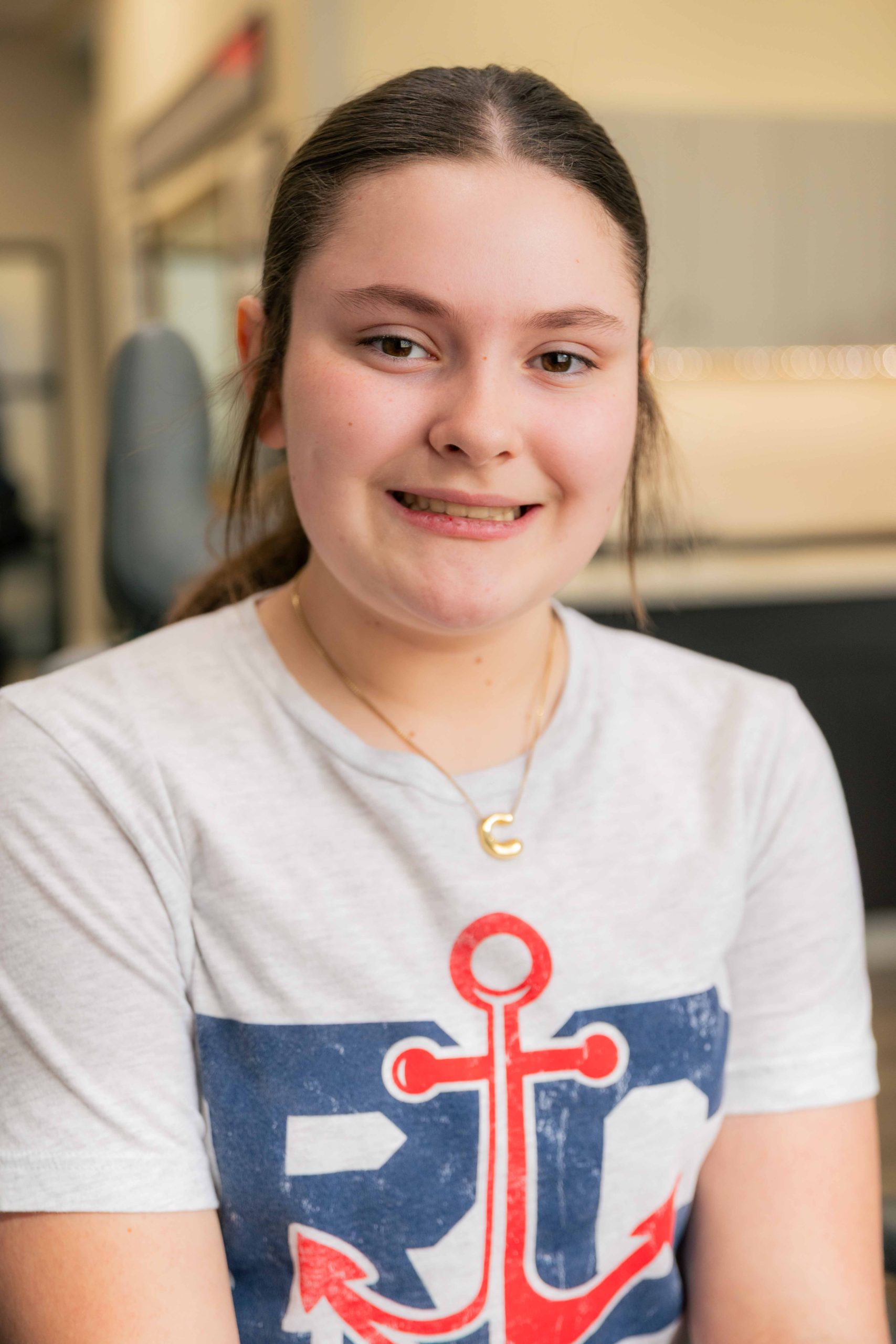 Patient smile portrait