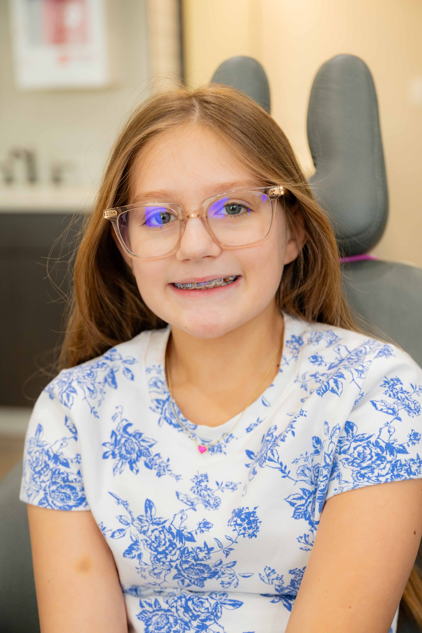 Patient smile portrait