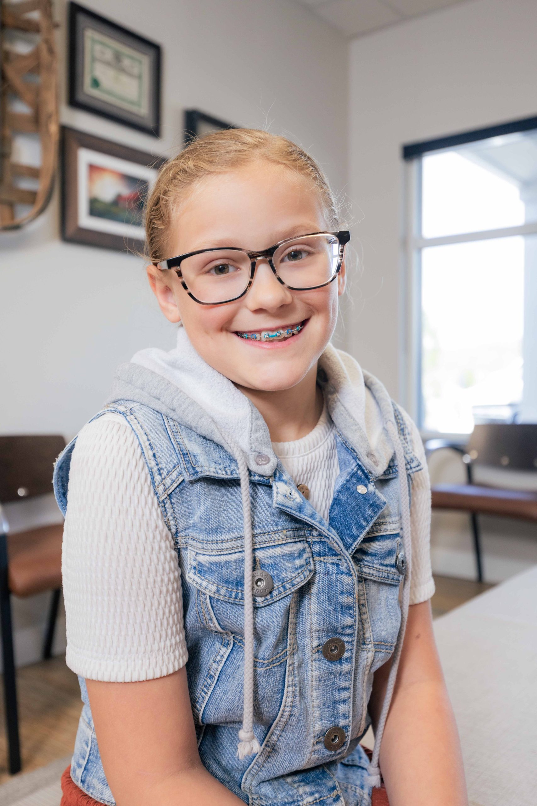 Patient smile portrait