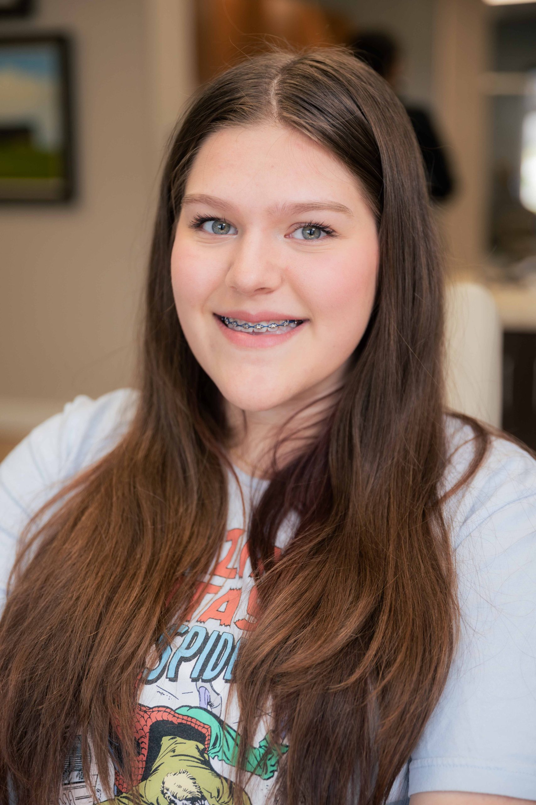 Patient smile portrait