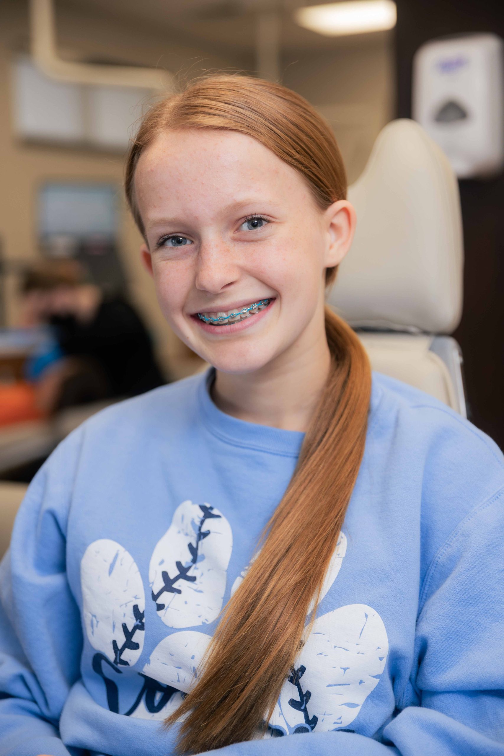 Patient smile portrait