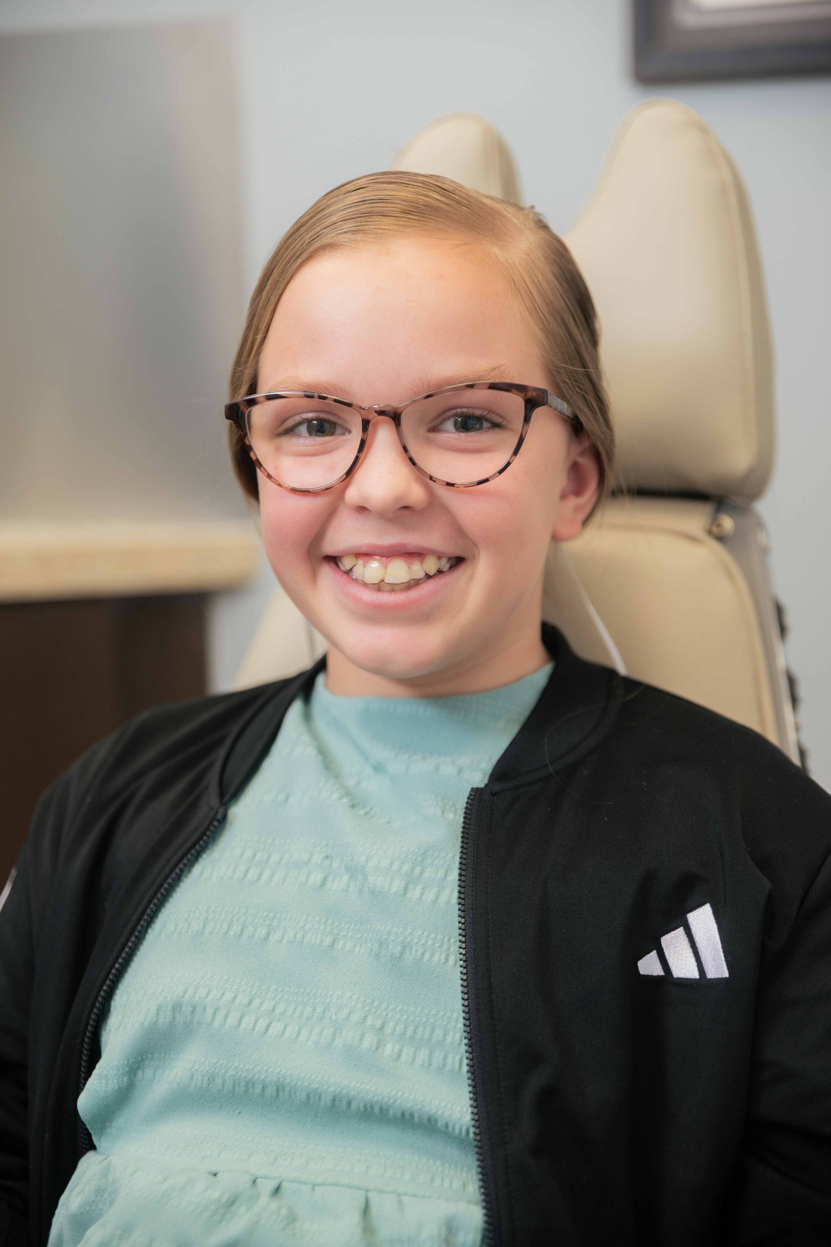 Patient smile portrait