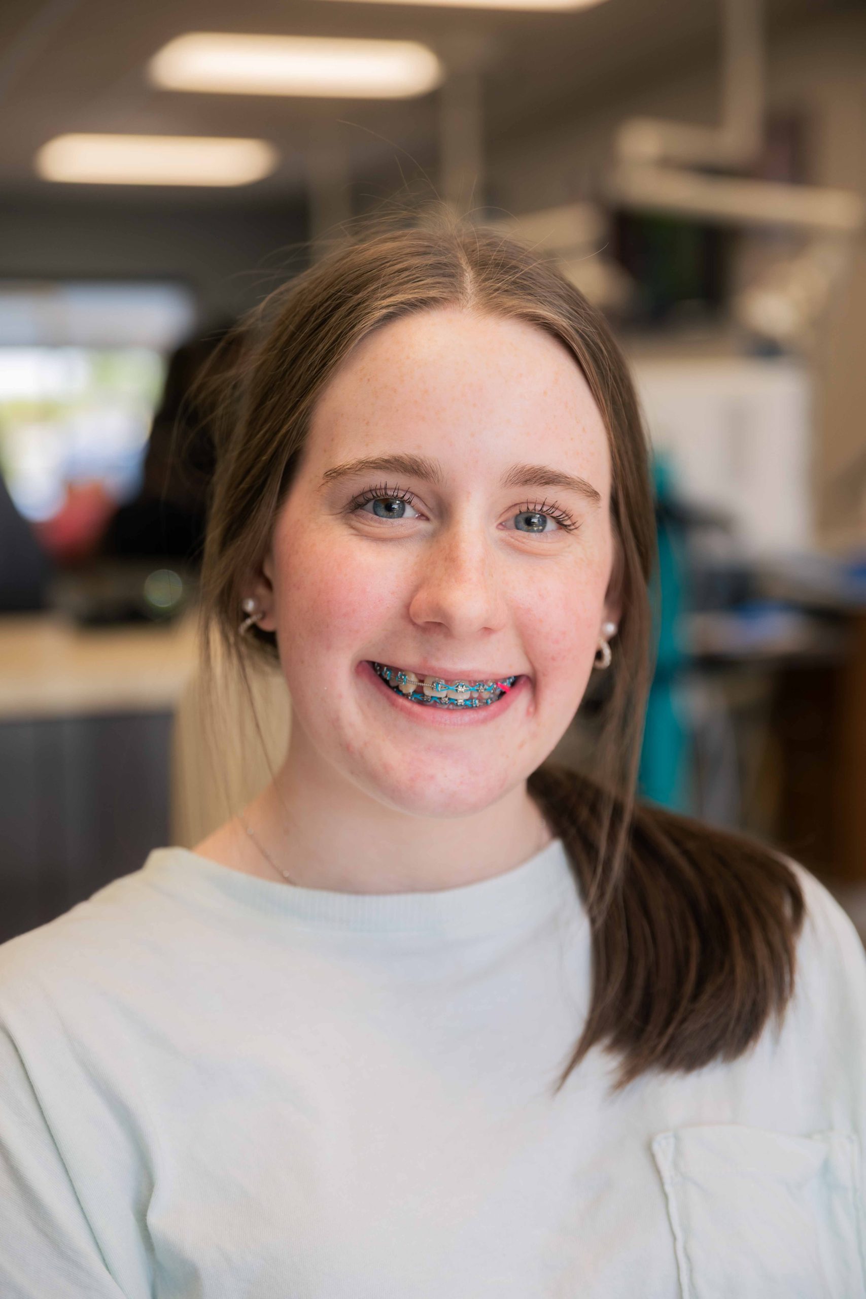 Patient smile portrait
